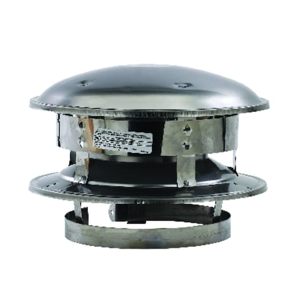 超特価激安 Steel Stainless D in. 6 Selkirk Selkirk Round Dome Top 靴